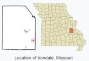 Irondale MO location map